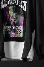 画像をギャラリービューアに読み込む, CHANGES exclusive VINTAGE REMAKE L/S TOPS (MULTI BLACK #R)