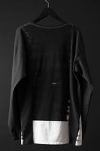 画像をギャラリービューアに読み込む, CHANGES exclusive VINTAGE REMAKE L/S TOPS (MULTI BLACK #R)