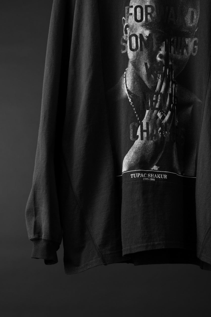 画像をギャラリービューアに読み込む, CHANGES exclusive VINTAGE REMAKE L/S TOPS (MULTI BLACK #T)