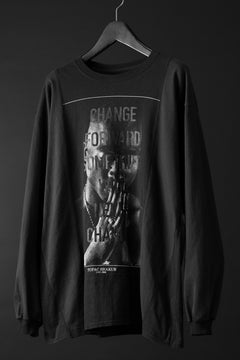 画像をギャラリービューアに読み込む, CHANGES exclusive VINTAGE REMAKE L/S TOPS (MULTI BLACK #T)