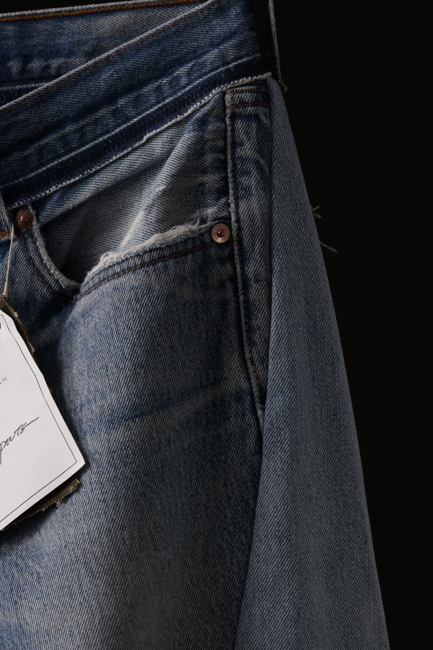 画像をギャラリービューアに読み込む, READYMADE DENIM PANTS (WIDE) / (BLUE #C)