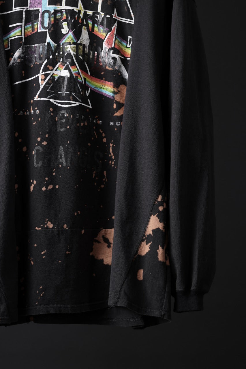 画像をギャラリービューアに読み込む, CHANGES exclusive VINTAGE REMAKE L/S TOPS (MULTI BLACK #U)