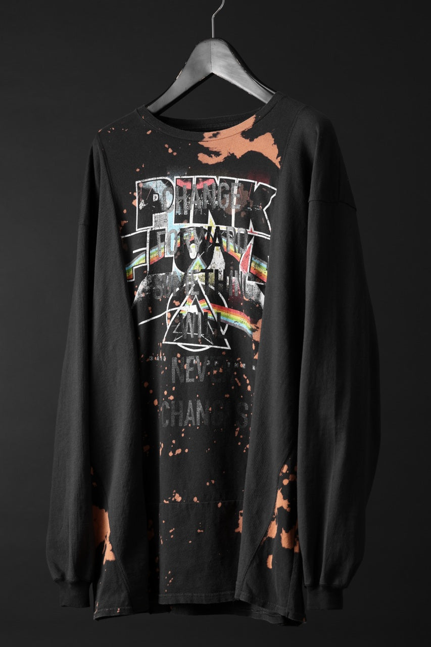 画像をギャラリービューアに読み込む, CHANGES exclusive VINTAGE REMAKE L/S TOPS (MULTI BLACK #U)