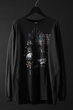 画像をギャラリービューアに読み込む, CHANGES exclusive VINTAGE REMAKE L/S TOPS (MULTI BLACK #V)