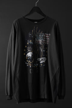画像をギャラリービューアに読み込む, CHANGES exclusive VINTAGE REMAKE L/S TOPS (MULTI BLACK #V)