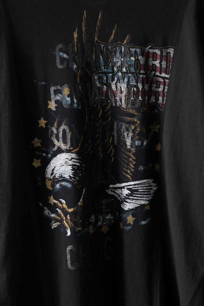 画像をギャラリービューアに読み込む, CHANGES exclusive VINTAGE REMAKE L/S TOPS (MULTI BLACK #V)