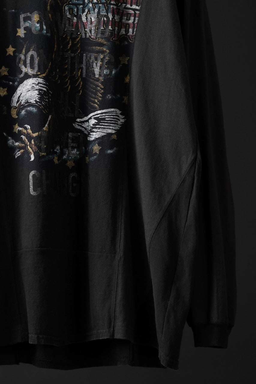 画像をギャラリービューアに読み込む, CHANGES exclusive VINTAGE REMAKE L/S TOPS (MULTI BLACK #V)