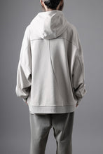 画像をギャラリービューアに読み込む, thom/krom EXTRA OVERSIZED FIT HOODIE / ELASTIC COTTON SWEAT (SILVER)