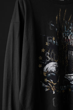 画像をギャラリービューアに読み込む, CHANGES exclusive VINTAGE REMAKE L/S TOPS (MULTI BLACK #V)