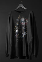 画像をギャラリービューアに読み込む, CHANGES exclusive VINTAGE REMAKE L/S TOPS (MULTI BLACK #V)