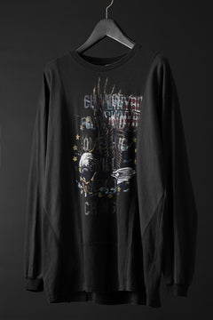 画像をギャラリービューアに読み込む, CHANGES exclusive VINTAGE REMAKE L/S TOPS (MULTI BLACK #V)