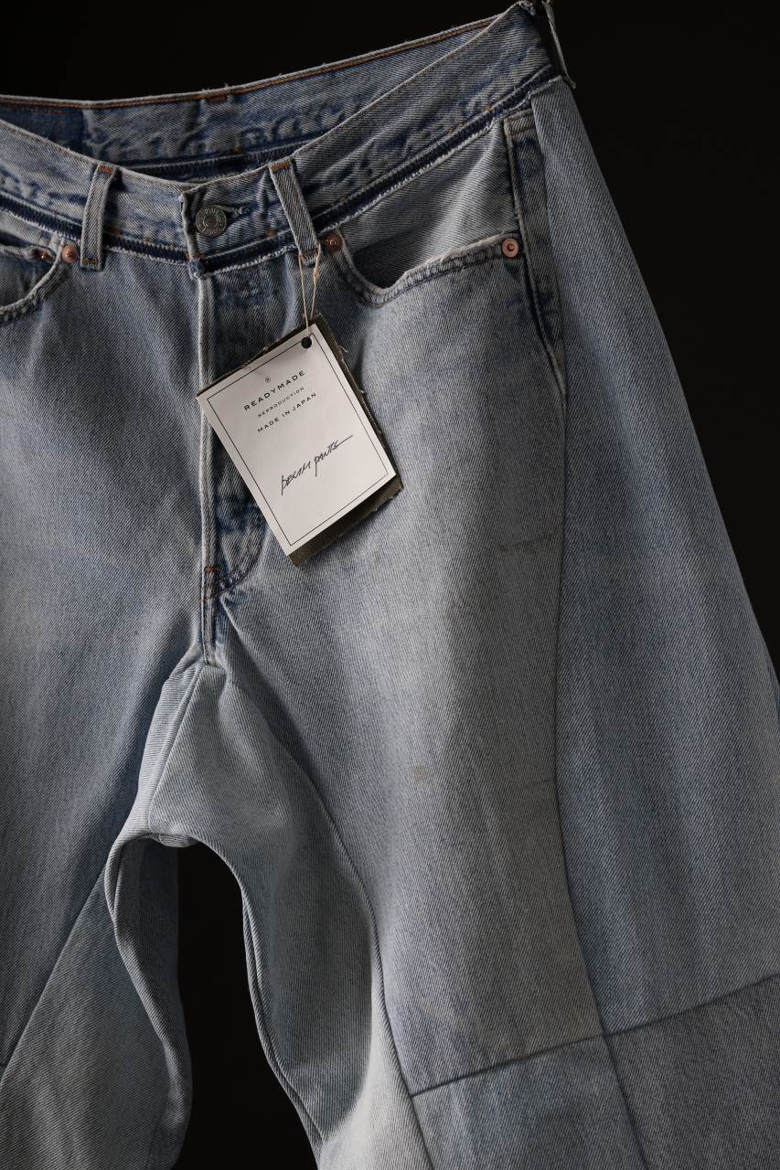 画像をギャラリービューアに読み込む, READYMADE DENIM PANTS (WIDE) / (BLUE #D)