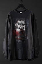 画像をギャラリービューアに読み込む, CHANGES exclusive VINTAGE REMAKE L/S TOPS (MULTI BLACK #W)
