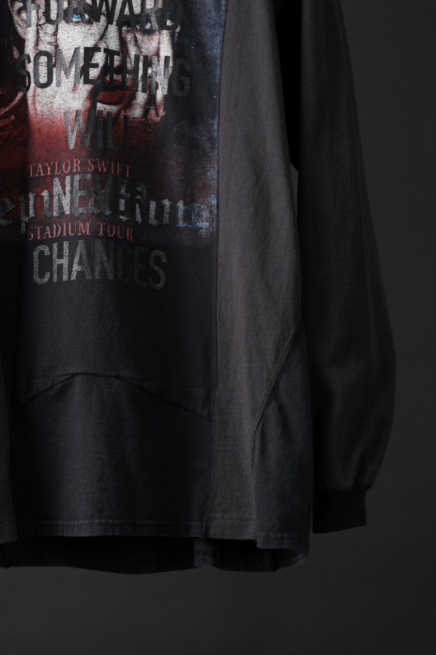 画像をギャラリービューアに読み込む, CHANGES exclusive VINTAGE REMAKE L/S TOPS (MULTI BLACK #W)