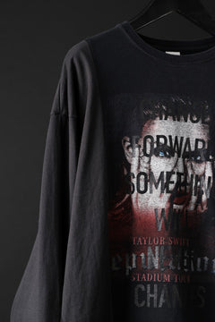 画像をギャラリービューアに読み込む, CHANGES exclusive VINTAGE REMAKE L/S TOPS (MULTI BLACK #W)