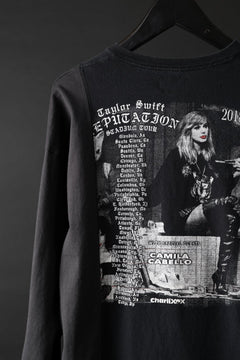 画像をギャラリービューアに読み込む, CHANGES exclusive VINTAGE REMAKE L/S TOPS (MULTI BLACK #W)