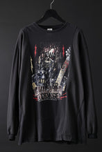 画像をギャラリービューアに読み込む, CHANGES exclusive VINTAGE REMAKE L/S TOPS (MULTI BLACK #X)