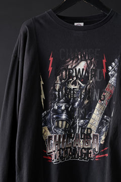 画像をギャラリービューアに読み込む, CHANGES exclusive VINTAGE REMAKE L/S TOPS (MULTI BLACK #X)