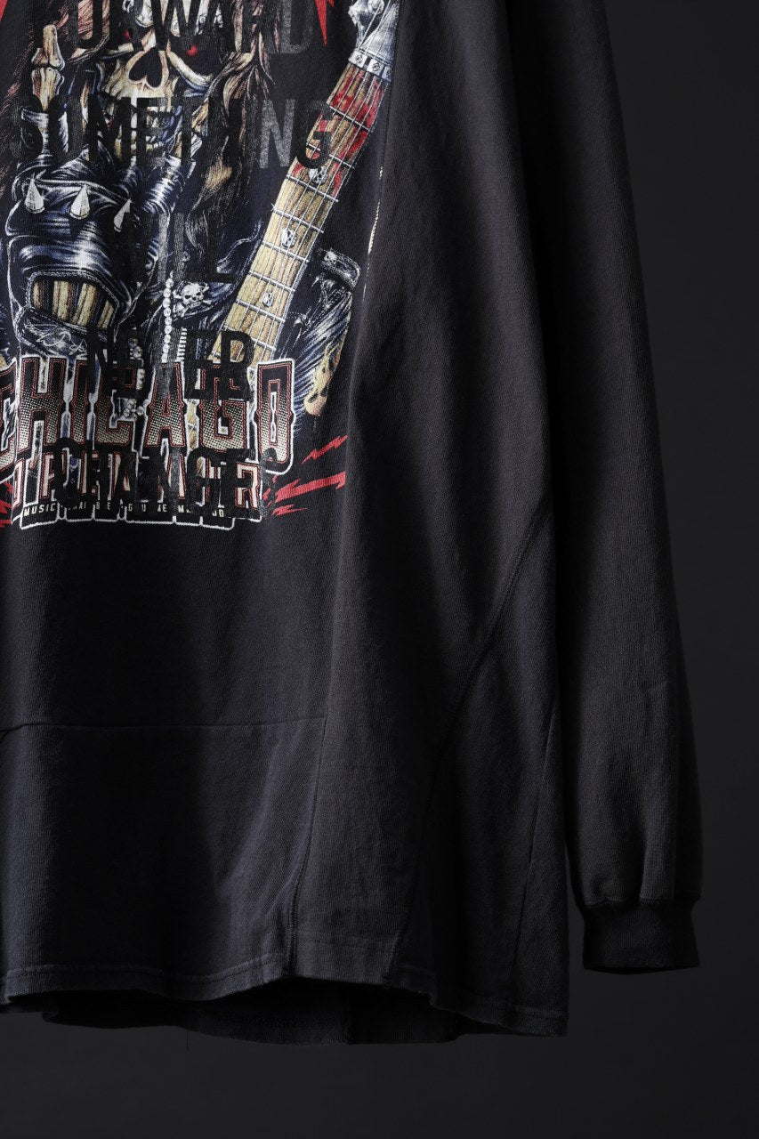 画像をギャラリービューアに読み込む, CHANGES exclusive VINTAGE REMAKE L/S TOPS (MULTI BLACK #X)