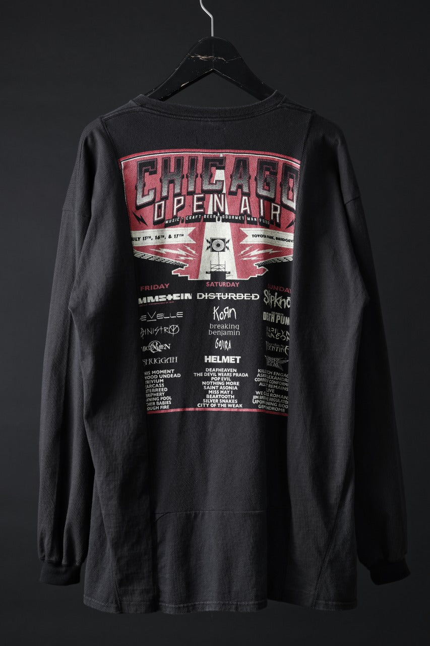 画像をギャラリービューアに読み込む, CHANGES exclusive VINTAGE REMAKE L/S TOPS (MULTI BLACK #X)