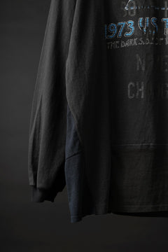 画像をギャラリービューアに読み込む, CHANGES exclusive VINTAGE REMAKE L/S TOPS (MULTI BLACK #Y)