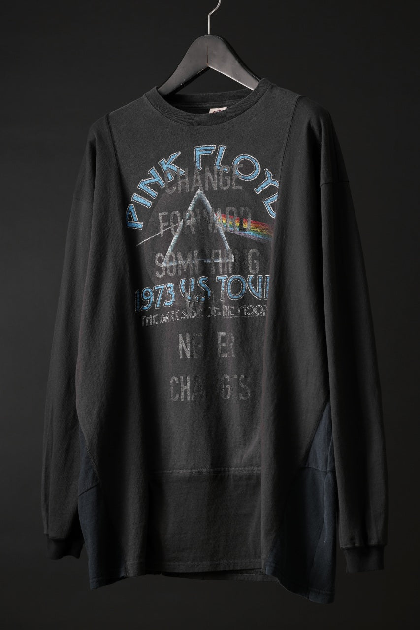 画像をギャラリービューアに読み込む, CHANGES exclusive VINTAGE REMAKE L/S TOPS (MULTI BLACK #Y)