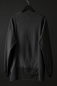 画像をギャラリービューアに読み込む, CHANGES exclusive VINTAGE REMAKE L/S TOPS (MULTI BLACK #Y)