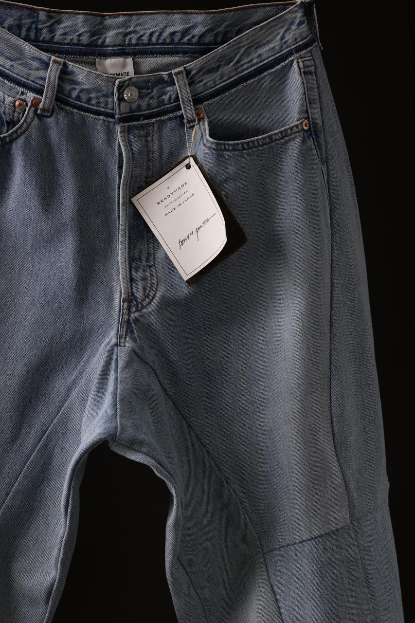 画像をギャラリービューアに読み込む, READYMADE DENIM PANTS (WIDE) / (BLUE #F)