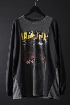 画像をギャラリービューアに読み込む, CHANGES exclusive VINTAGE REMAKE L/S TOPS (MULTI BLACK #Z)
