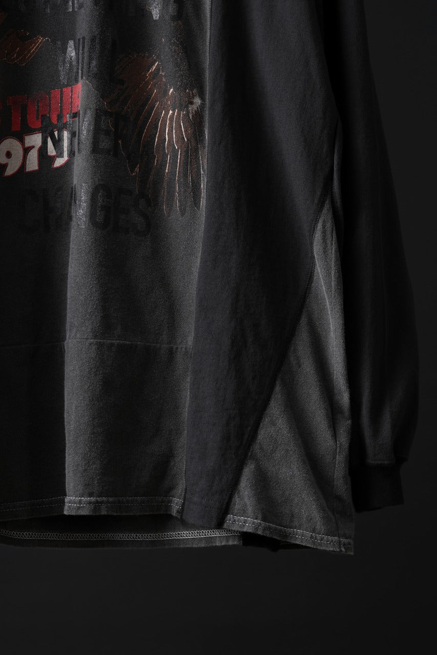 画像をギャラリービューアに読み込む, CHANGES exclusive VINTAGE REMAKE L/S TOPS (MULTI BLACK #Z)