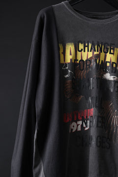画像をギャラリービューアに読み込む, CHANGES exclusive VINTAGE REMAKE L/S TOPS (MULTI BLACK #Z)
