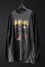画像をギャラリービューアに読み込む, CHANGES exclusive VINTAGE REMAKE L/S TOPS (MULTI BLACK #Z)