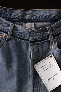画像をギャラリービューアに読み込む, READYMADE DENIM PANTS (WIDE) / (BLUE #F)