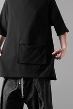 画像をギャラリービューアに読み込む, Y-3 Yohji Yamamoto POCKET S/S TEE / CREPE COTTON JERSEY (BLACK)