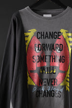 画像をギャラリービューアに読み込む, CHANGES exclusive VINTAGE REMAKE L/S TOPS (MULTI BLACK #A')