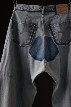 画像をギャラリービューアに読み込む, READYMADE DENIM PANTS (WIDE) / (BLUE #F)