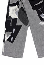 画像をギャラリービューアに読み込む, Y's SUSPENDER PANTS / COLLAGE HOUNDTOOTH (GREY)