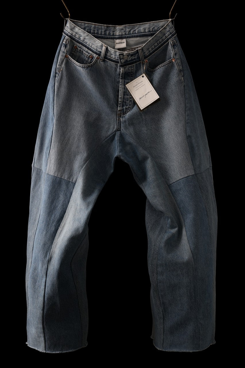 画像をギャラリービューアに読み込む, READYMADE DENIM PANTS (WIDE) / (BLUE #G)