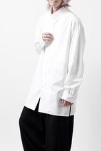 画像をギャラリービューアに読み込む, Y's for men CROSSED CHEST POCKET SHIRT / COTTON BROAD (WHITE)