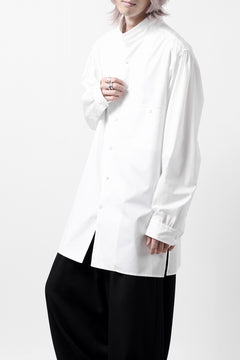 画像をギャラリービューアに読み込む, Y's for men CROSSED CHEST POCKET SHIRT / COTTON BROAD (WHITE)