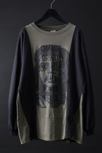 画像をギャラリービューアに読み込む, CHANGES exclusive VINTAGE REMAKE L/S TOPS (MULTI BLACK #B')