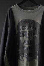 画像をギャラリービューアに読み込む, CHANGES exclusive VINTAGE REMAKE L/S TOPS (MULTI BLACK #B')