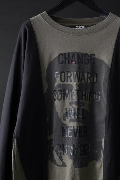 画像をギャラリービューアに読み込む, CHANGES exclusive VINTAGE REMAKE L/S TOPS (MULTI BLACK #B')