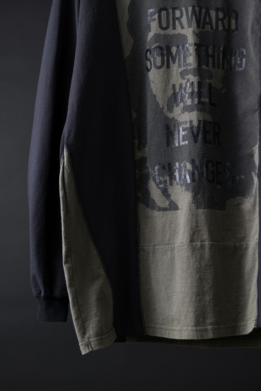 画像をギャラリービューアに読み込む, CHANGES exclusive VINTAGE REMAKE L/S TOPS (MULTI BLACK #B')