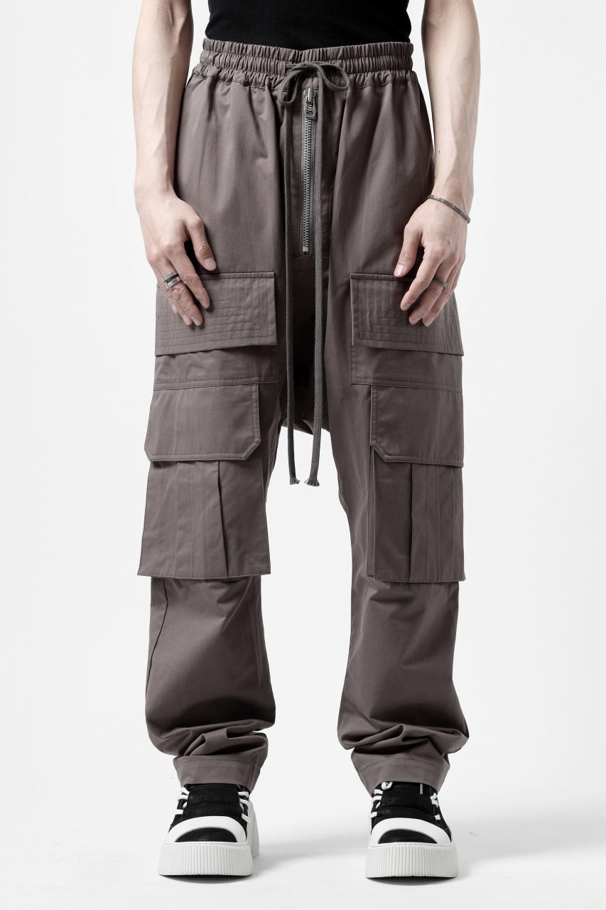画像をギャラリービューアに読み込む, A.F ARTEFACT FRONT ZIP CARGO SARROUEL EASY PANTS (GREY)