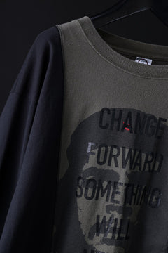 画像をギャラリービューアに読み込む, CHANGES exclusive VINTAGE REMAKE L/S TOPS (MULTI BLACK #B')