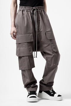 画像をギャラリービューアに読み込む, A.F ARTEFACT FRONT ZIP CARGO SARROUEL EASY PANTS (GREY)
