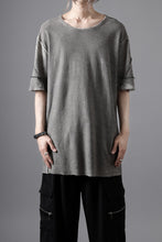 画像をギャラリービューアに読み込む, thom/krom SLIM FIT SHORT SLEEVE TEE / LINEN COTTON JERSEY (CREAM T10)