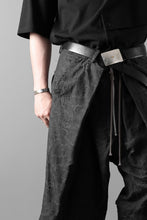画像をギャラリービューアに読み込む, A.F ARTEFACT ZIP FOLDING TUCK SHORTS / PAISLEY JACQUARD (BLACK)
