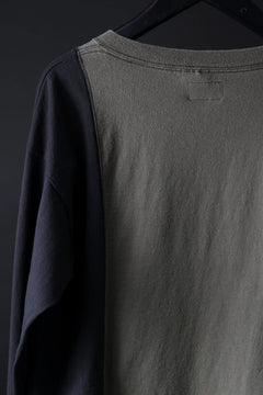 画像をギャラリービューアに読み込む, CHANGES exclusive VINTAGE REMAKE L/S TOPS (MULTI BLACK #B')